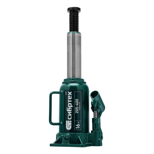 Домкрат гидравлический бутылочный, 16 т, 205-400 мм Сибртех по ценам производителя в Москве с доставкой по всей России