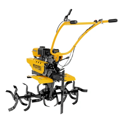 Мотоблок DPT-270SB, 7 л.с., ремен.сцеп, фрез 3х4, ШОМ, без колес, передачи 2В/1Н Denzel по ценам производителя в Москве с доставкой по всей России