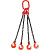 Строп цепной TOR 4СЦ г/п 63,0 т 3,0 м с самозакрывающимися крюками купить в Москве с доставкой по всей России | ProtosMarket.ru