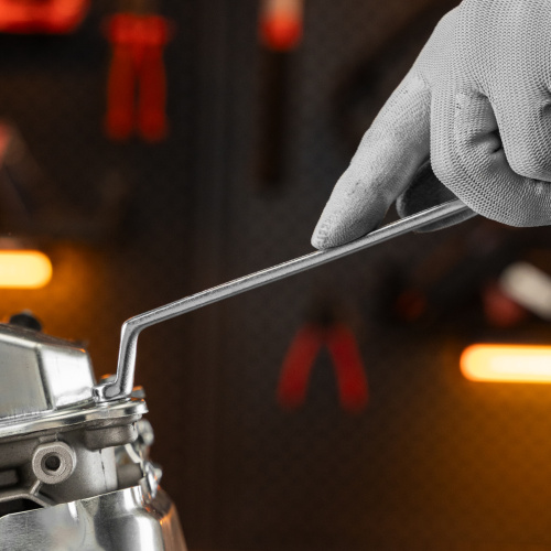 Ключ накидной коленчатый, 8 х 10 мм, хромированный Sparta по ценам производителя в Москве с доставкой по всей России