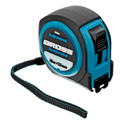 Рулетка Komfortabel 10 м х 25 мм,обрезиненный корпус Gross по ценам производителя в Москве с доставкой по всей России