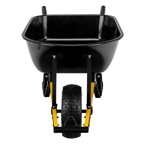 Тачка строительная, усиленная, объем 140 л, 230 кг, колесо 15х6.00-6 Denzel по ценам производителя в Москве с доставкой по всей России