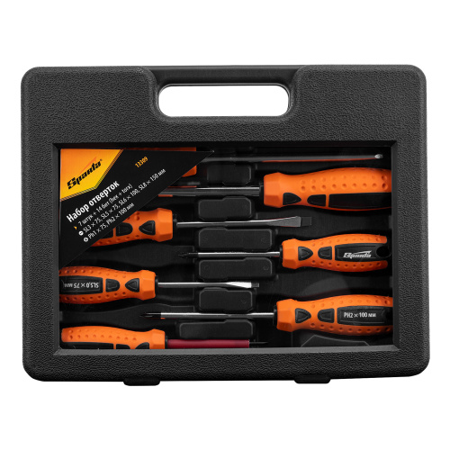 Набор отверток, биты, двухкомпонентные рукоятки, 21 предмет Sparta по ценам производителя в Москве с доставкой по всей России