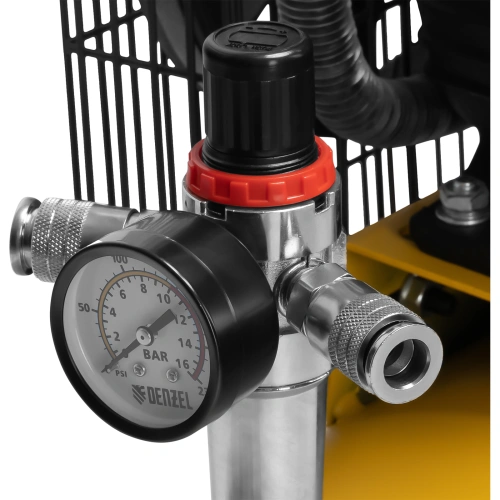 Компрессор воздушный BCV2300/100, ременный привод, 2.3 кВт, 100 литров, 440 л/мин Denzel по ценам производителя в Москве с доставкой по всей России