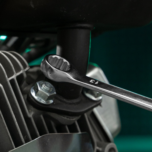 Ключ комбинированный, 13 мм, CrV, матовый хром Stels по ценам производителя в Москве с доставкой по всей России