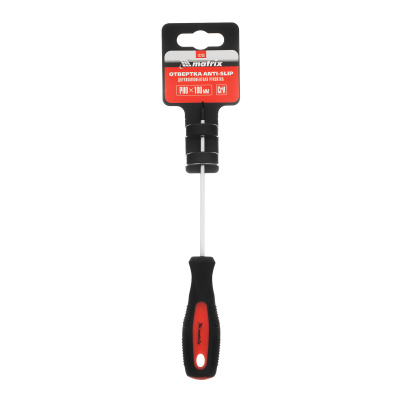 Отвертка Anti-Slip, PH0 х 100 мм, CrV, двухкомпонентная рукоятка Matrix по ценам производителя в Москве с доставкой по всей России