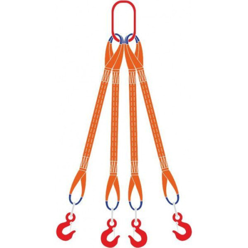 Строп текстильный 4СТ, 25т - 10м по ценам производителя в Москве с доставкой по всей России