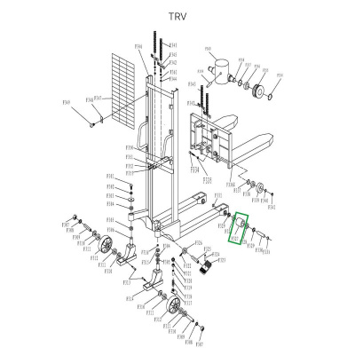 Ролик подвильный 74х58 для TRV черный полиуретановый по ценам производителя в Москве с доставкой по всей России