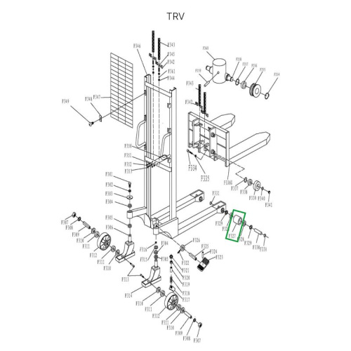 Ролик подвильный 74х58 для TRV черный полиуретановый по ценам производителя в Москве с доставкой по всей России