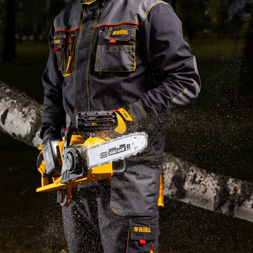 Цепная пила аккумуляторная бесщеточная RCS400-36, Li-ion, 36 В, 4 Ач, шина 400 мм Denzel по ценам производителя в Москве с доставкой по всей России