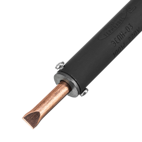 Паяльник электрический ЭПСН-03-100/220, деревянная ручка, Сибртех по ценам производителя в Москве с доставкой по всей России