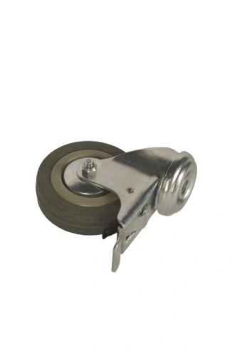 Колесо аппаратное поворотное SChgb 93 75 мм под болт с тормозом (F) по ценам производителя в Москве с доставкой по всей России