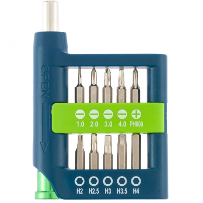 Отвертка для точных работ с набором бит, 21 шт, CrV Сибртех по ценам производителя в Москве с доставкой по всей России