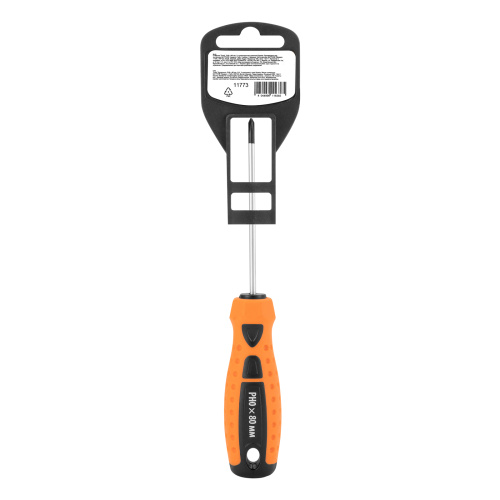 Отвертка "Point", PH0 х 80 мм, CS, двухкомпонентная рукоятка Sparta по ценам производителя в Москве с доставкой по всей России