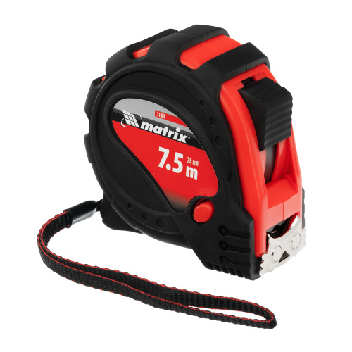 Рулетка Status Magnet 3 fixations,7,5 м х 25 мм,обрезиненный корпус,зацеп с магнитом Matrix по ценам производителя в Москве с доставкой по всей России