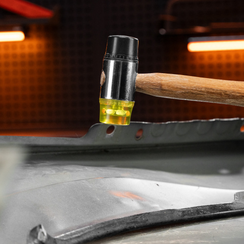 Молоток рихтовочный, бойки 35 мм, комбинированная головка, деревянная ручка Sparta по ценам производителя в Москве с доставкой по всей России