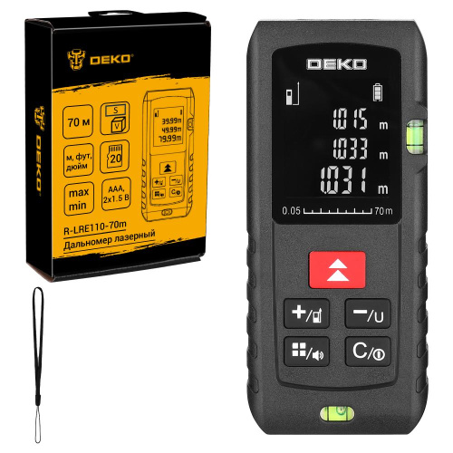 Дальномер лазерный DEKO R-LRE110-70m по ценам производителя в Москве с доставкой по всей России