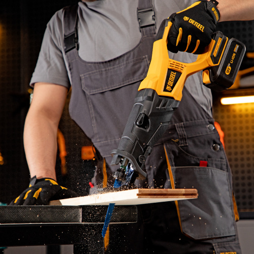 Пила сабельная аккумуляторная бесщет BRC-120-0,  18В Li-Ion Denzel по ценам производителя в Москве с доставкой по всей России