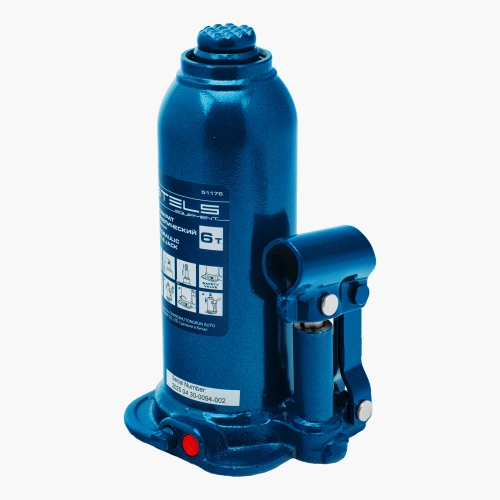 Домкрат гидравлический бутылочный, 6 т, h подъема 207-404 мм, в пластиковом кейсе Stels по ценам производителя в Москве с доставкой по всей России