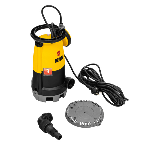 Дренажный насос для чистой и грязной воды DP450S, 450 Вт, напор 6 м, 12000 л/ч Denzel по ценам производителя в Москве с доставкой по всей России