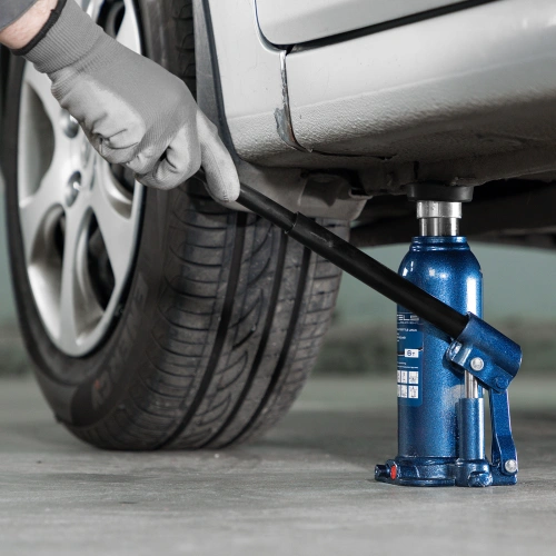 Домкрат гидравлический бутылочный, 6 т, h подъема 207-404 мм, в пластиковом кейсе Stels по ценам производителя в Москве с доставкой по всей России