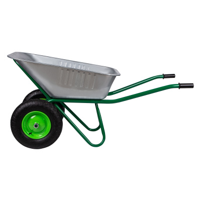 Тачка садово-строительная, 2-х колесная, усиленная, грузоподъемность 320 кг, объем 100 л по ценам производителя в Москве с доставкой по всей России