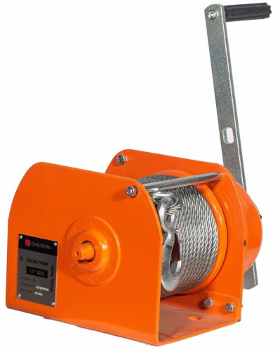 Лебедка барабанная ручная JHW 3т 40 м СибТаль по ценам производителя в Москве с доставкой по всей России