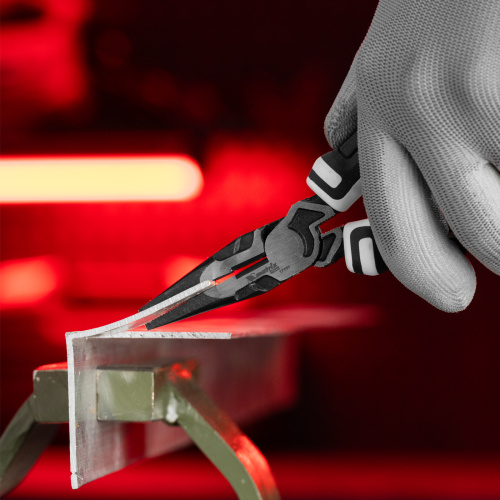 Длинногубцы прямые 165 мм, усиленная система, Pro Matrix по ценам производителя в Москве с доставкой по всей России