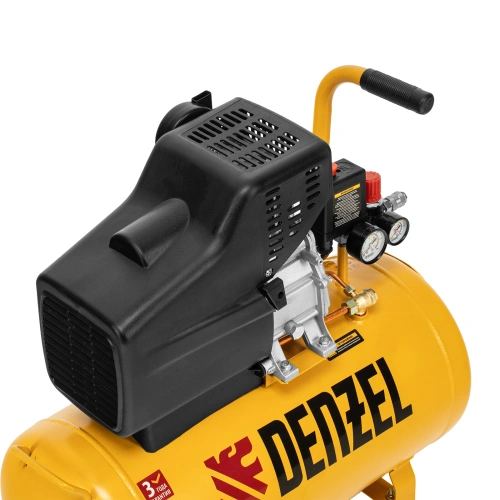 Компрессор воздушный, прямой привод DC1500/50, 1.5 кВт, 50 литров, 220 л/мин Denzel по ценам производителя в Москве с доставкой по всей России