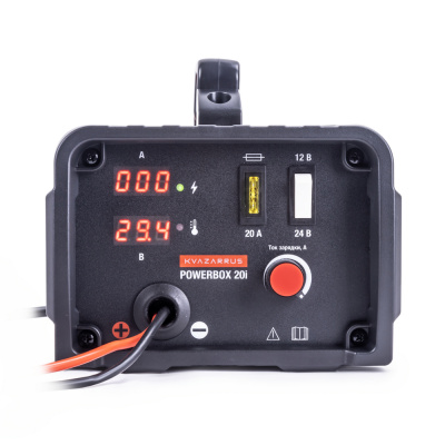 Инверторное зарядное устройство KVAZARRUS PowerBox 20i, цветная коробка по ценам производителя в Москве с доставкой по всей России