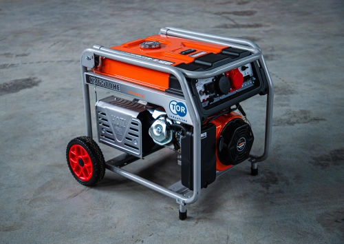 Генератор бензиновый 5,0 кВт 220В/380В с электростартером TOR KM6500HE по ценам производителя в Москве с доставкой по всей России
