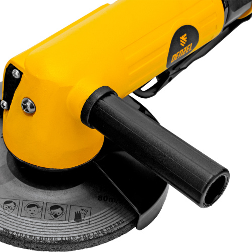 Пневматическая углошлифовальная машина AG125, 11000 об/мин, 125 мм, 186 л/мин Denzel по ценам производителя в Москве с доставкой по всей России