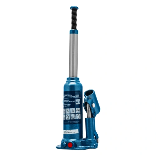 Домкрат гидравлический бутылочный, 2 т, h подъема 178-338 мм, в пластиковом кейсе Stels по ценам производителя в Москве с доставкой по всей России