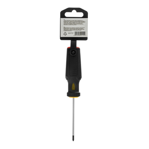 Отвертка, PH0х75 мм, S2, 3к рукоятка Denzel по ценам производителя в Москве с доставкой по всей России