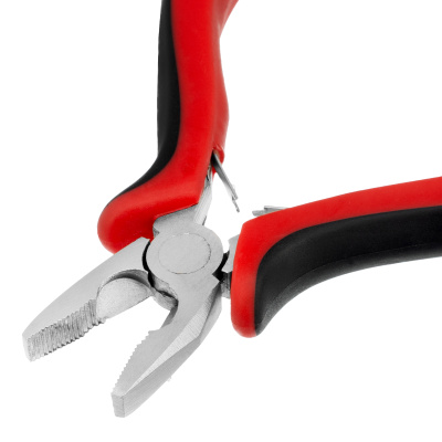 Плоскогубцы Mini, 130 мм, никелированные, авторазжим, двухкомпонентные рукоятки Matrix по ценам производителя в Москве с доставкой по всей России