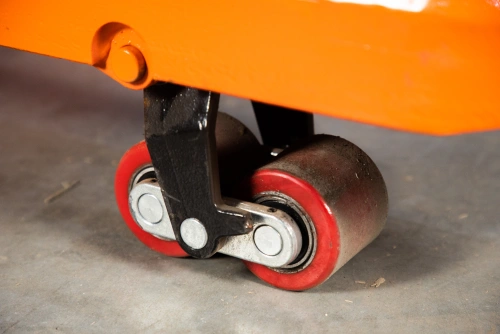 Тележка гидравлическая для рулонов 2500 кг 1150х1150 мм полиуретановые колеса TOR HZT по ценам производителя в Москве с доставкой по всей России