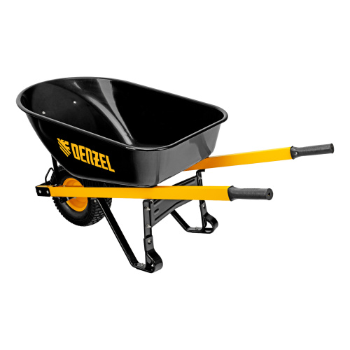 Тачка строительная, усиленная, объем 140 л, 230 кг, колесо 15х6.00-6 Denzel по ценам производителя в Москве с доставкой по всей России