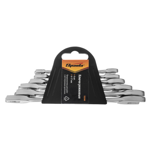 Набор ключей рожковых, 6 х 17 мм, 6 шт, хромированные Sparta по ценам производителя в Москве с доставкой по всей России