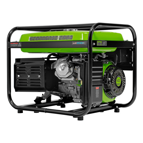 Генератор бензиновый БС-6500Э, 5.5 кВт, 230В, четырехтактный, 25 л, электростартер Сибртех по ценам производителя в Москве с доставкой по всей России