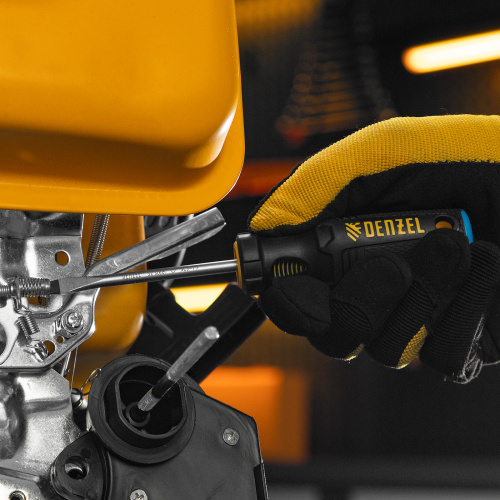 Отвертка, SL5x75 мм, S2, 3к рукоятка Denzel по ценам производителя в Москве с доставкой по всей России