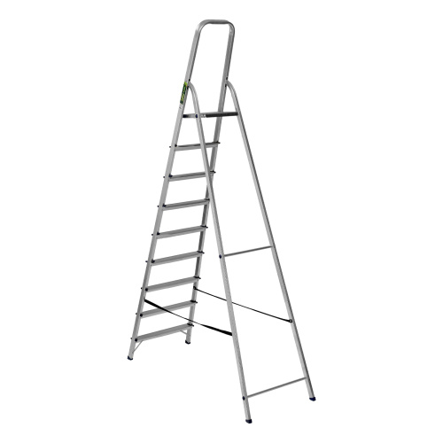 Стремянка, 9 ступеней, алюминиевая, Сибртех по ценам производителя в Москве с доставкой по всей России