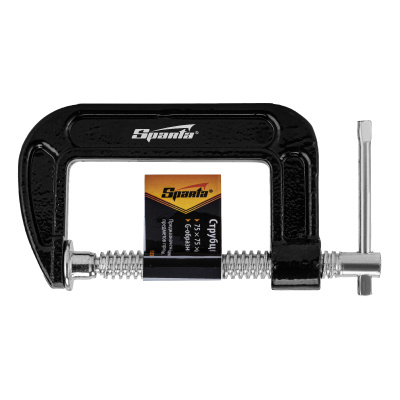 Струбцина G-образная, 75 мм Sparta по ценам производителя в Москве с доставкой по всей России