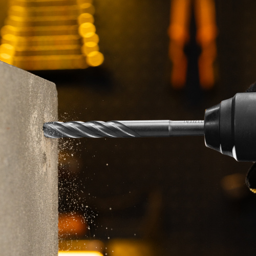 Бур по бетону, цельная крестовая пластина, 12x165 мм, SDS PLUS Denzel по ценам производителя в Москве с доставкой по всей России