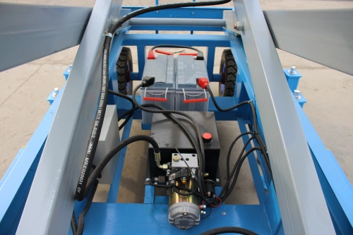 Подъемник ножничный передвижной аккумуляторный 500 кг, 12/14 м, 24/85 В/Ач TOR SJY-0,5-12 DC по ценам производителя в Москве с доставкой по всей России