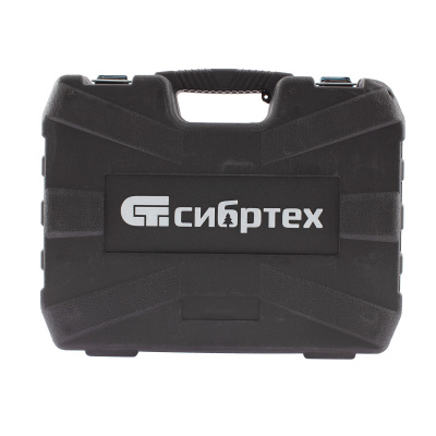 Набор инструмента, 1/2", 1/4", пластиковый кейс, 108 предметов Сибртех по ценам производителя в Москве с доставкой по всей России