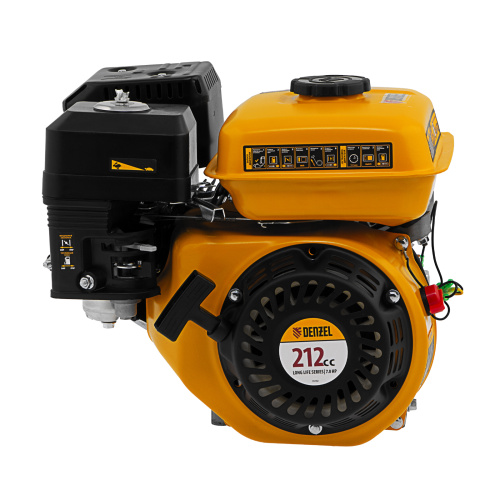 Двигатель бензиновый RX-17S, 7 л.с., 212 см3, горизонтальный вал шлиц 25 мм Denzel по ценам производителя в Москве с доставкой по всей России