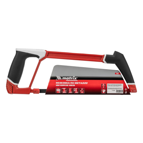 Ножовка по металлу, 300 мм, биметаллическое полотно, двухкомпонентная рукоятка Matrix Professional по ценам производителя в Москве с доставкой по всей России