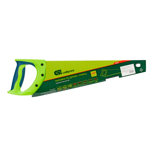 Ножовка по дереву"Зубец" для точных пильных работ, 400 мм, каленый зуб 2D, 14 TPI, двухкомпонентная рукоятка Сибртех по ценам производителя в Москве с доставкой по всей России