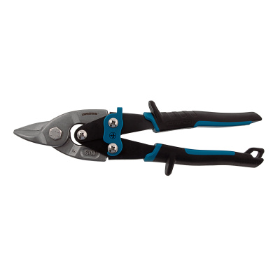 Ножницы по металлу "Piranha", 230 мм, прямой усиленный рез (Bulldog) сталь СrMo, двухкомпонентная рукоятка-ки Gross по ценам производителя в Москве с доставкой по всей России