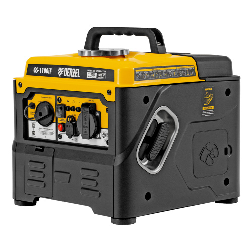 Генератор инверторный GS-1100iF, 1,1 кВт, 230 В, ручной старт DENZEL по ценам производителя в Москве с доставкой по всей России